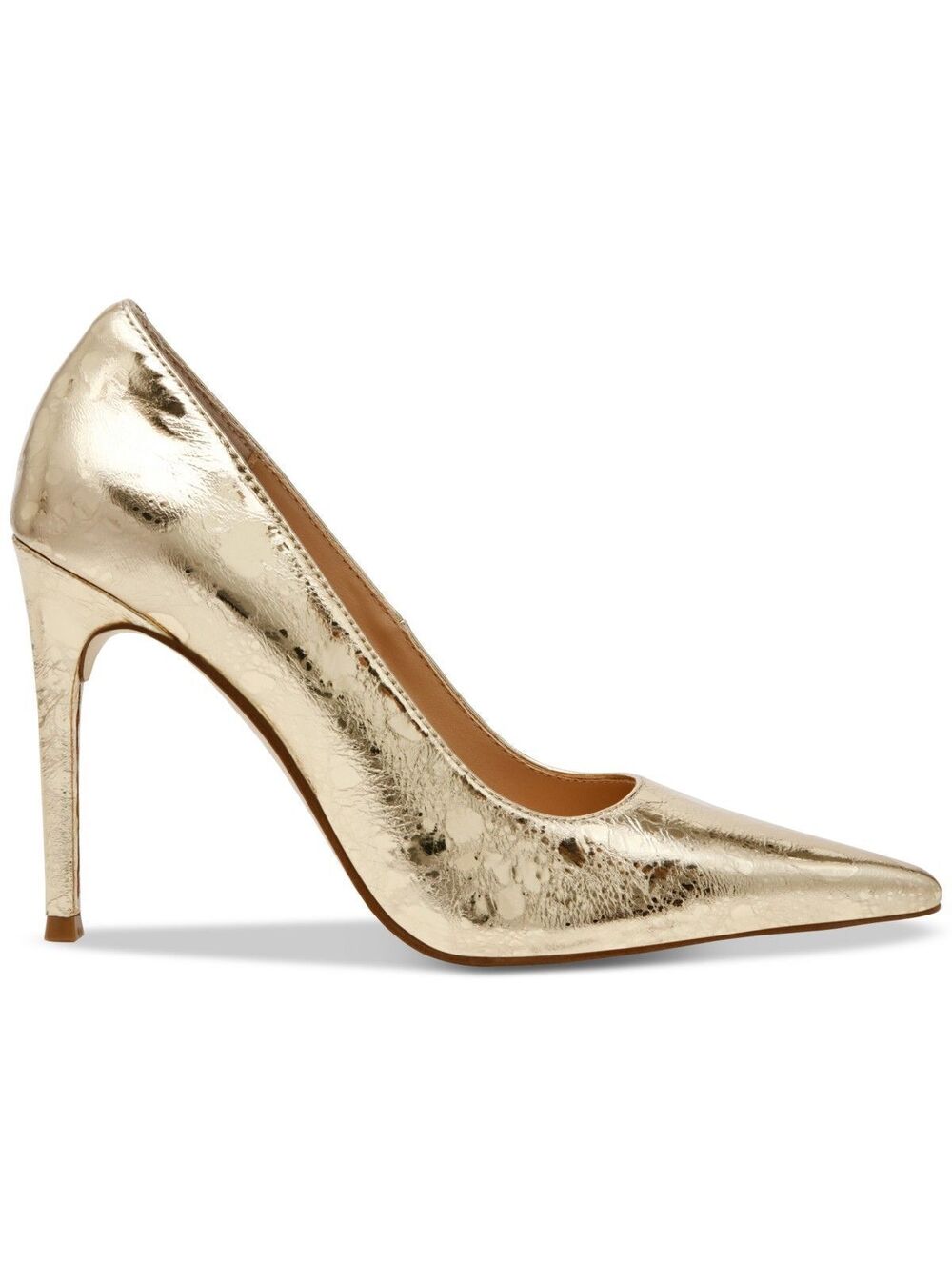 Steve Madden Reya Pointed-Toe Pumps - Gold Metallic 7